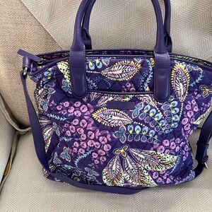 Vera Bradley shoulder bag. Purple print